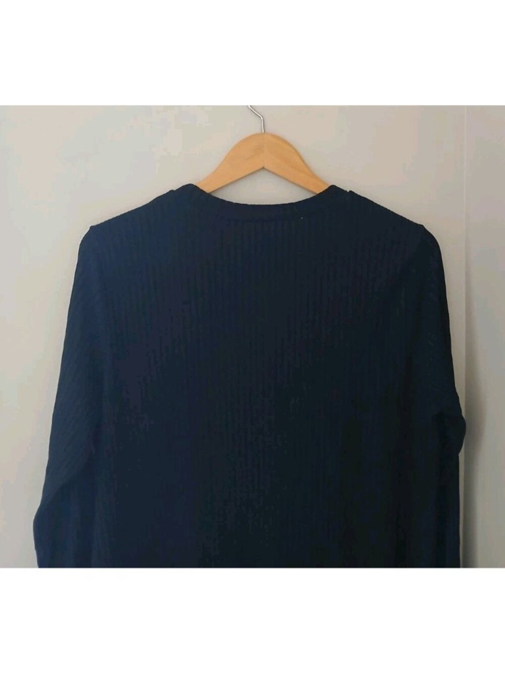 Eileen Fisher Ribbed Tunic Top - Picture 6 of 8